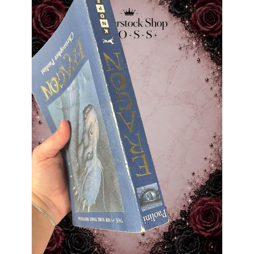 preowned Eragon by Christopher Paolini Paperback – Inheritance Cycle Book 1 - Picture 5 of 12